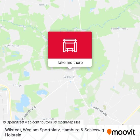 Wilstedt, Weg am Sportplatz map