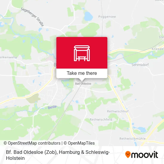 Карта Bf. Bad Oldesloe (Zob)