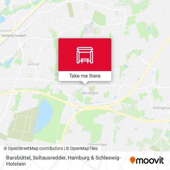 Barsbüttel, Soltausredder map