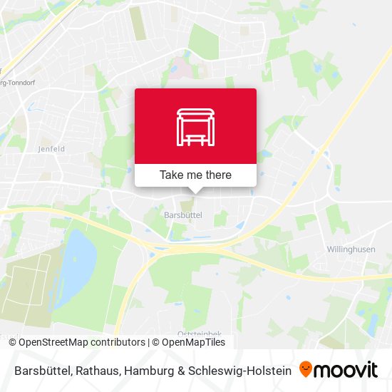 Barsbüttel, Rathaus map
