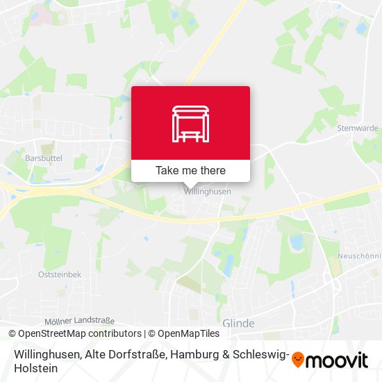 Willinghusen, Alte Dorfstraße map