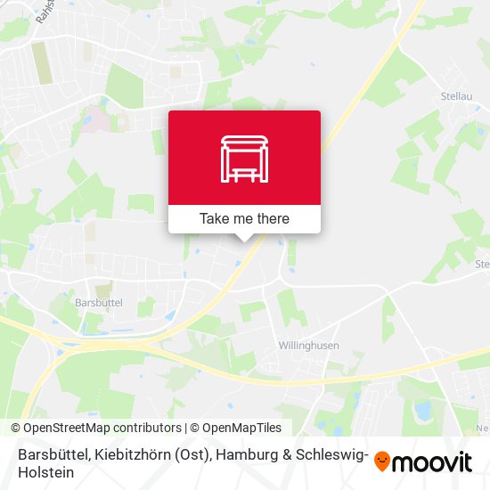 Barsbüttel, Kiebitzhörn (Ost) map