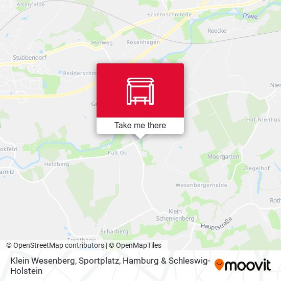 Klein Wesenberg, Sportplatz map