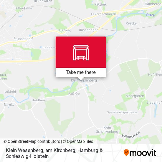 Klein Wesenberg, am Kirchberg map