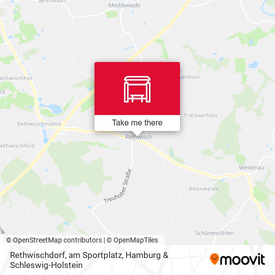 Rethwischdorf, am Sportplatz map
