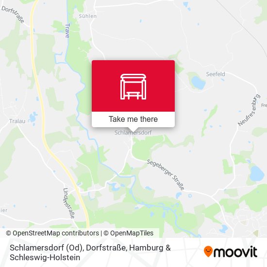 Schlamersdorf (Od), Dorfstraße map