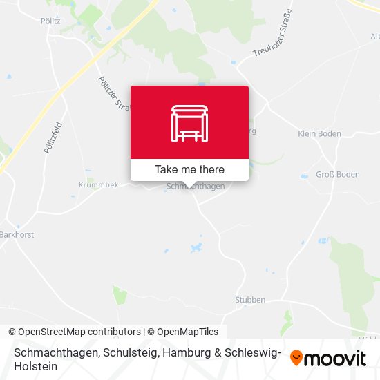 Schmachthagen, Schulsteig map