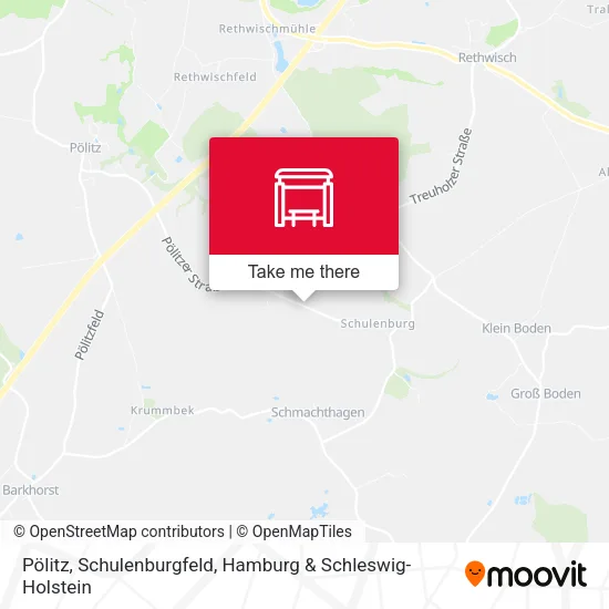 Карта Pölitz, Schulenburgfeld