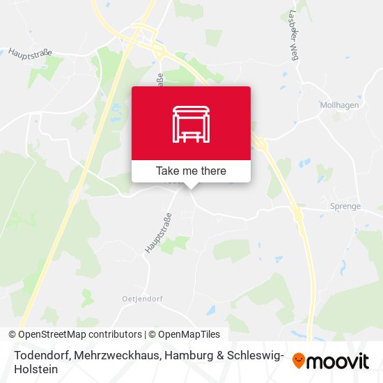 Todendorf, Mehrzweckhaus map