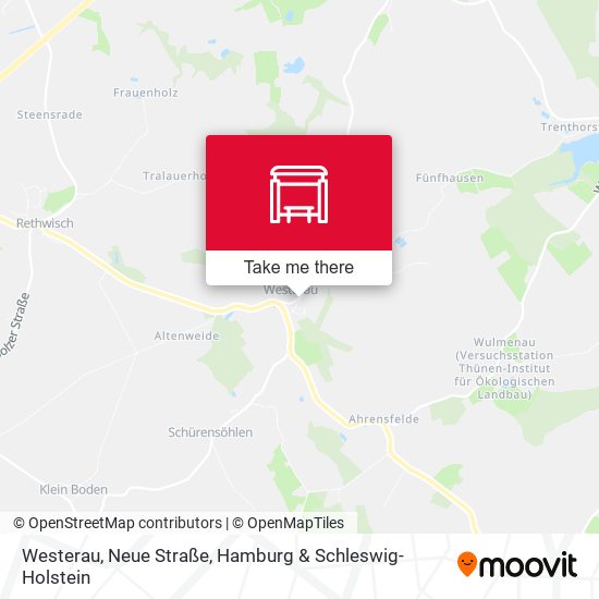 Westerau, Neue Straße map