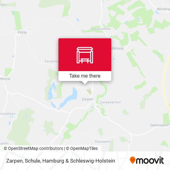 Zarpen, Schule map