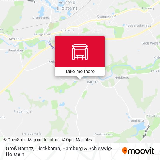 Groß Barnitz, Dieckkamp map