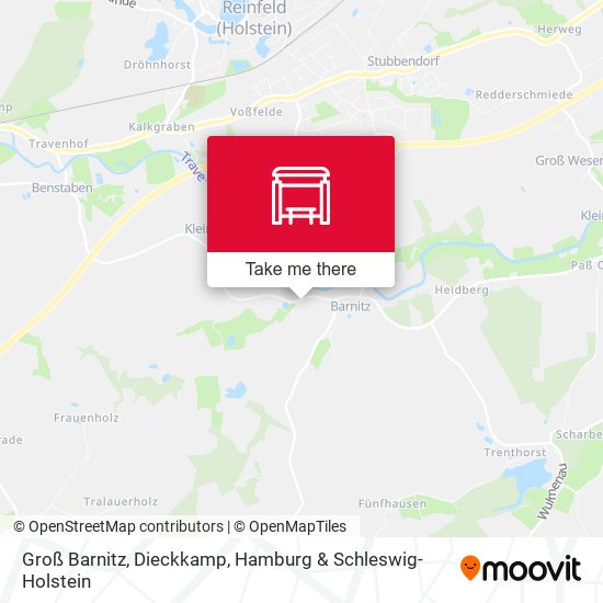Groß Barnitz, Dieckkamp map