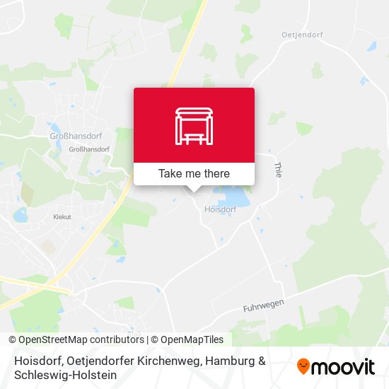 Hoisdorf, Oetjendorfer Kirchenweg map