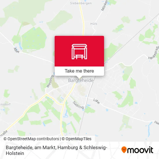 Карта Bargteheide, am Markt