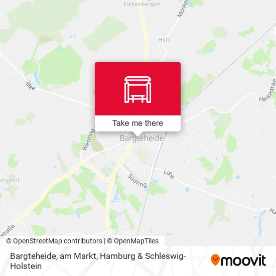 Карта Bargteheide, am Markt