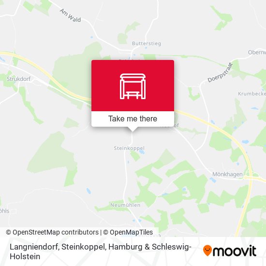 Langniendorf, Steinkoppel map
