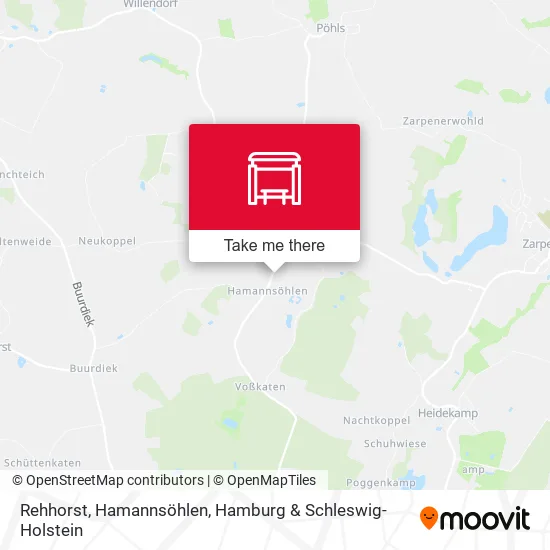Карта Rehhorst, Hamannsöhlen