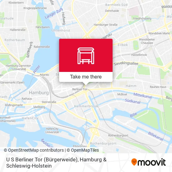 Карта U S Berliner Tor (Bürgerweide)