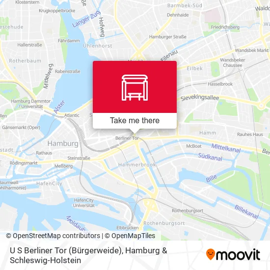 Карта U S Berliner Tor (Bürgerweide)