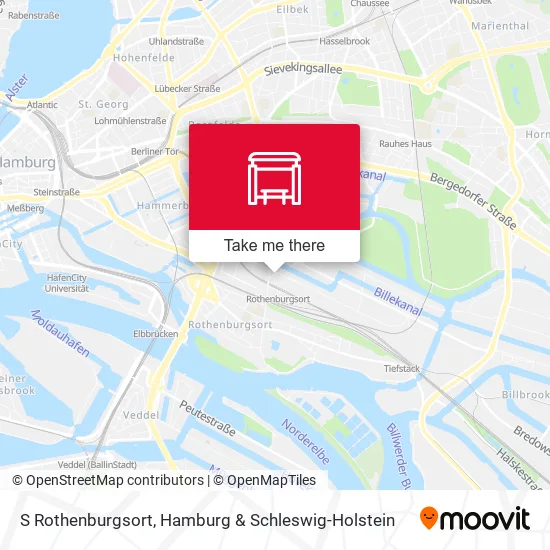 Карта S Rothenburgsort