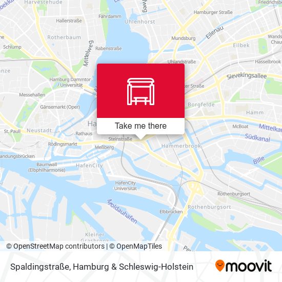 Spaldingstraße map