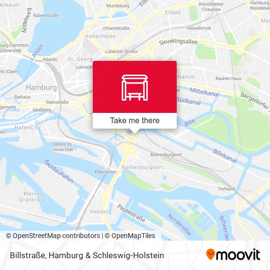 Карта Billstraße