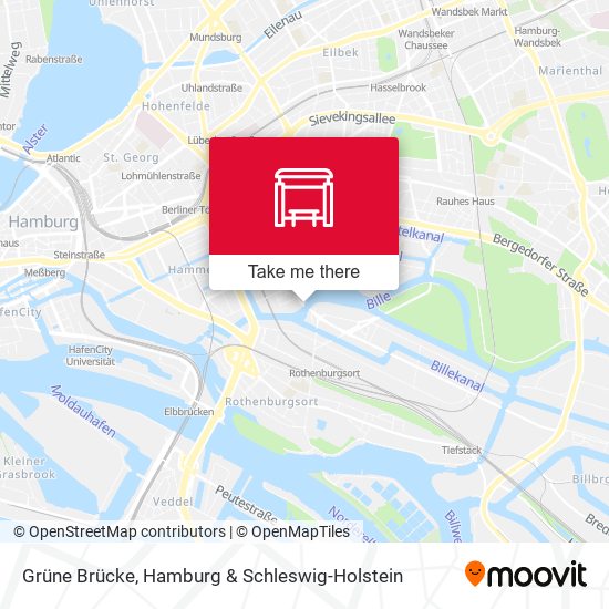 Grüne Brücke map