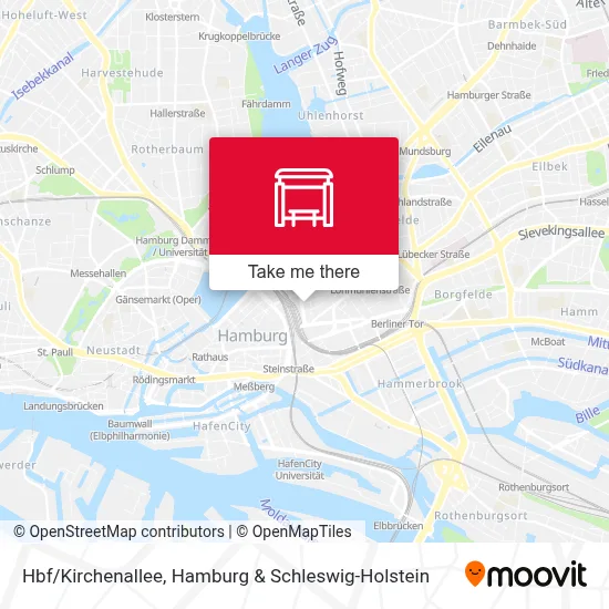 Hbf/Kirchenallee map