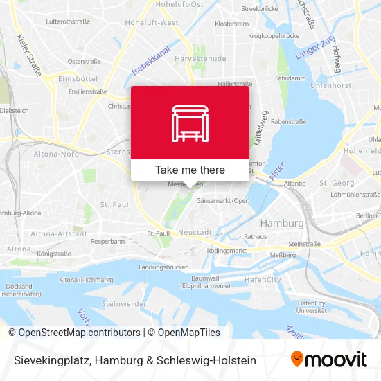 Карта Sievekingplatz