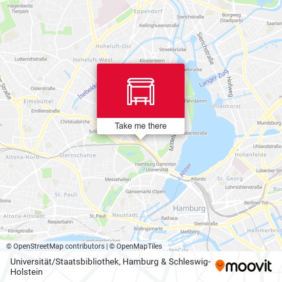 Universität/Staatsbibliothek map