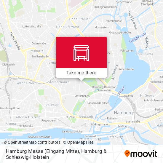 Hamburg Messe (Eingang Mitte) map