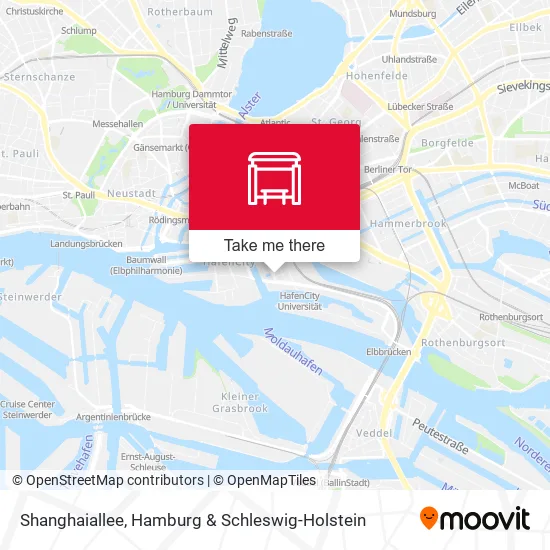 Shanghaiallee map