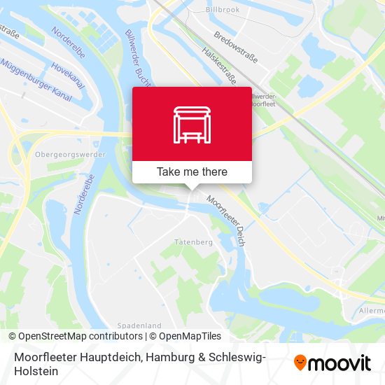 Moorfleeter Hauptdeich map