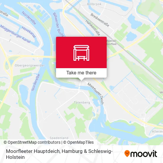Карта Moorfleeter Hauptdeich