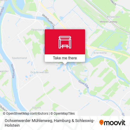 Ochsenwerder Mühlenweg map
