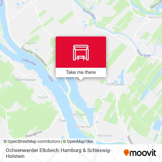 Карта Ochsenwerder Elbdeich