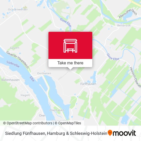 Siedlung Fünfhausen map