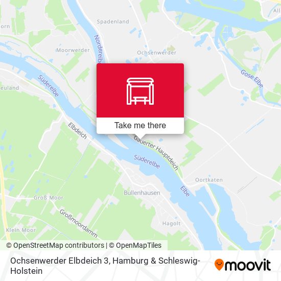 Ochsenwerder Elbdeich 3 map