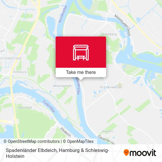 Карта Spadenländer Elbdeich