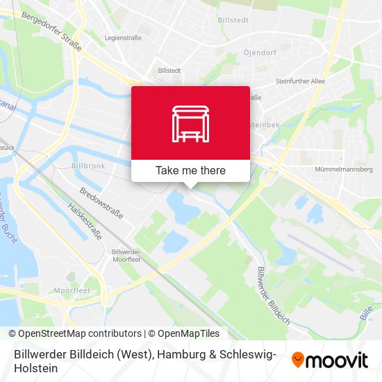 Billwerder Billdeich (West) map