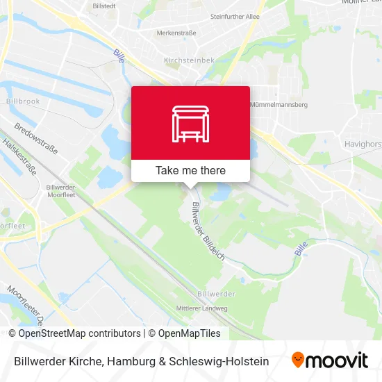 Карта Billwerder Kirche