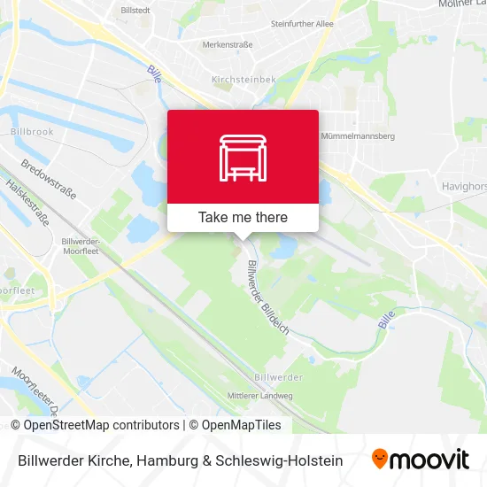 Карта Billwerder Kirche