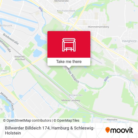 Billwerder Billdeich 174 map