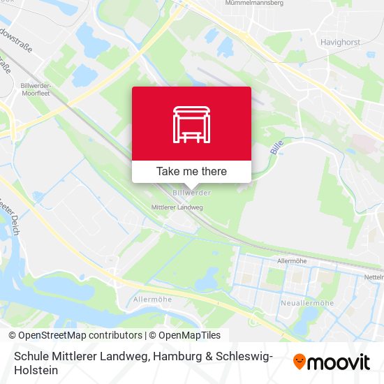 Schule Mittlerer Landweg map