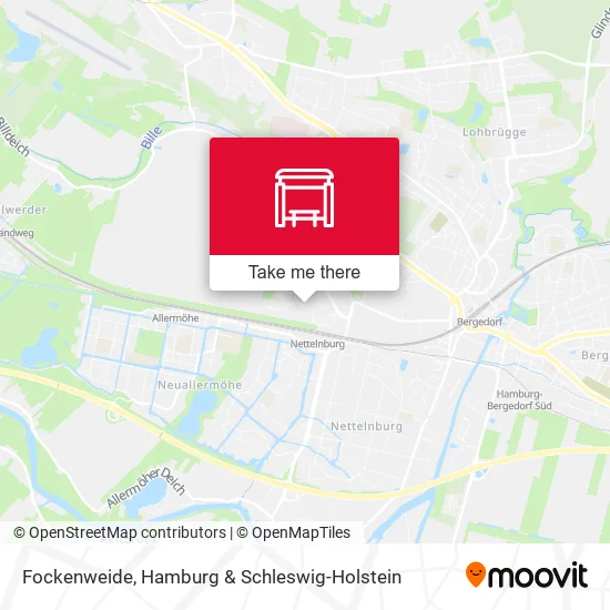 Карта Fockenweide