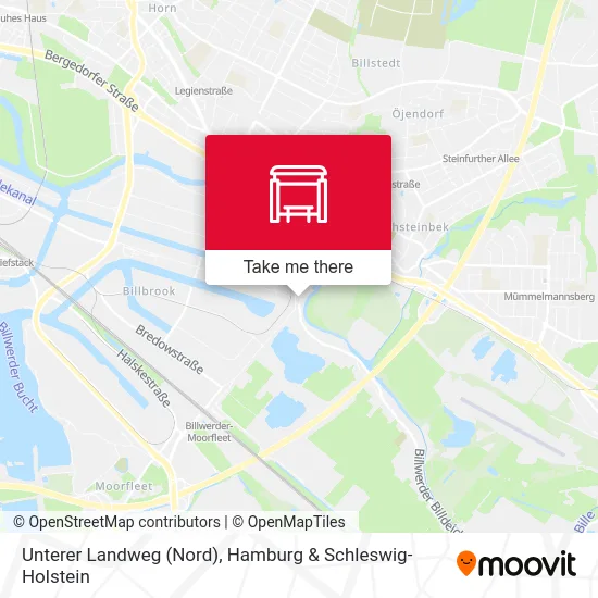 Карта Unterer Landweg (Nord)