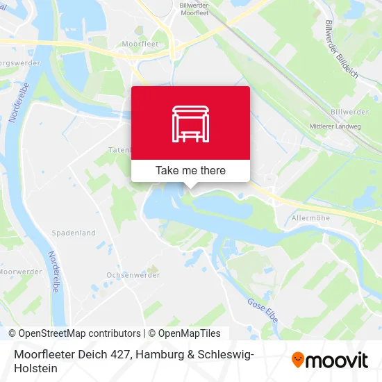 Карта Moorfleeter Deich 427