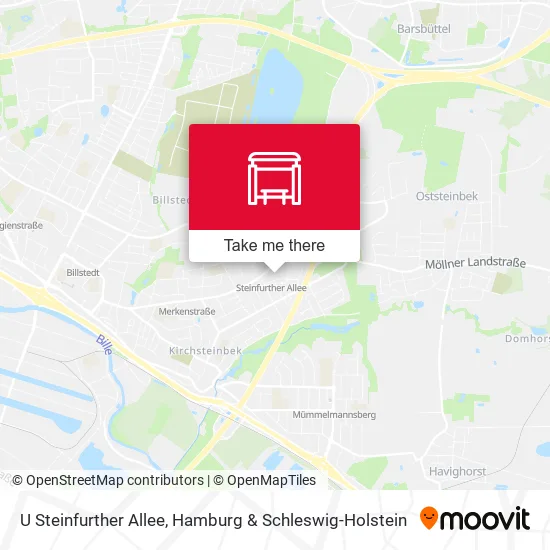 Карта U Steinfurther Allee