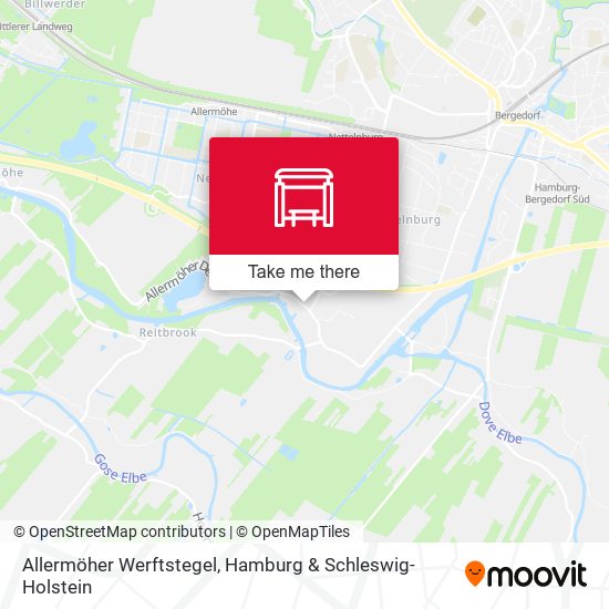Allermöher Werftstegel map